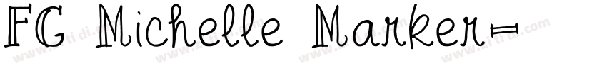 FG Michelle Marker字体转换